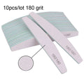 5/10Pcs Professional Nail File 150/180 Sandpaper Strong Thick Nail Files Sanding Half Moon Lime Nail Accessories and Tools