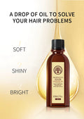 Morocco Hair Essential Argan Essence Oil Moisturizer Brightening Smooth Nourishing Repair Dry Damaged Hair 60Ml