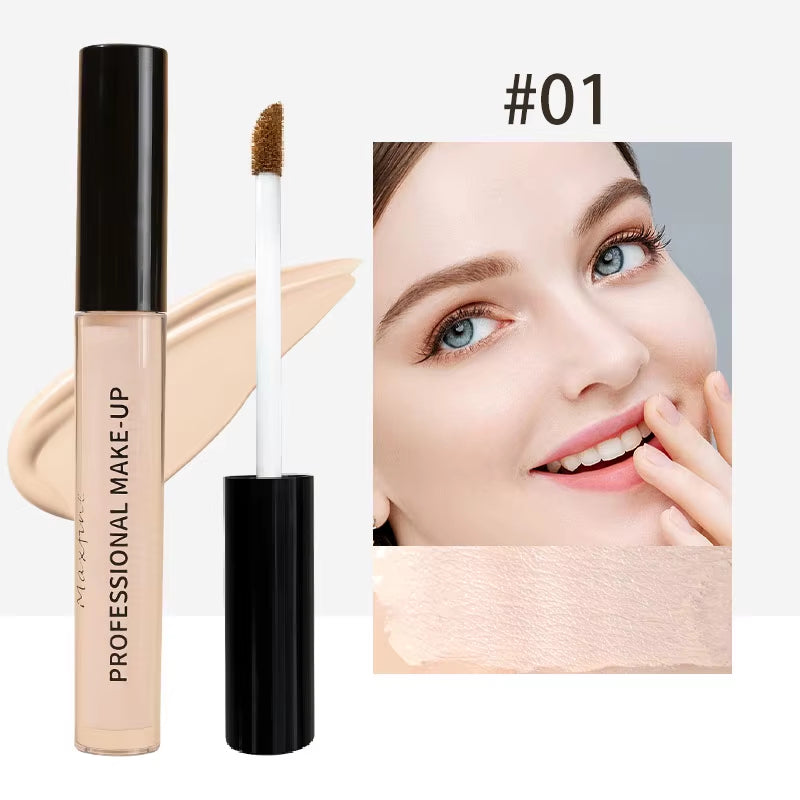 6-Color Flawless Concealer, Improving Uneven Skin Tone, Light, Medium Coverage, Semi-Matte, and Pure.