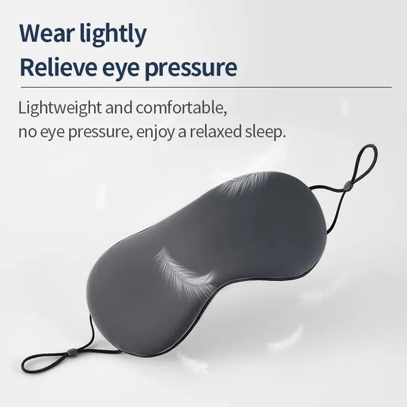 Sleeping Eye Mask Korean Style Ice Silk Warm and Cool Dual Use Adjustable Travel Light Blocking Breathable Eye Mask