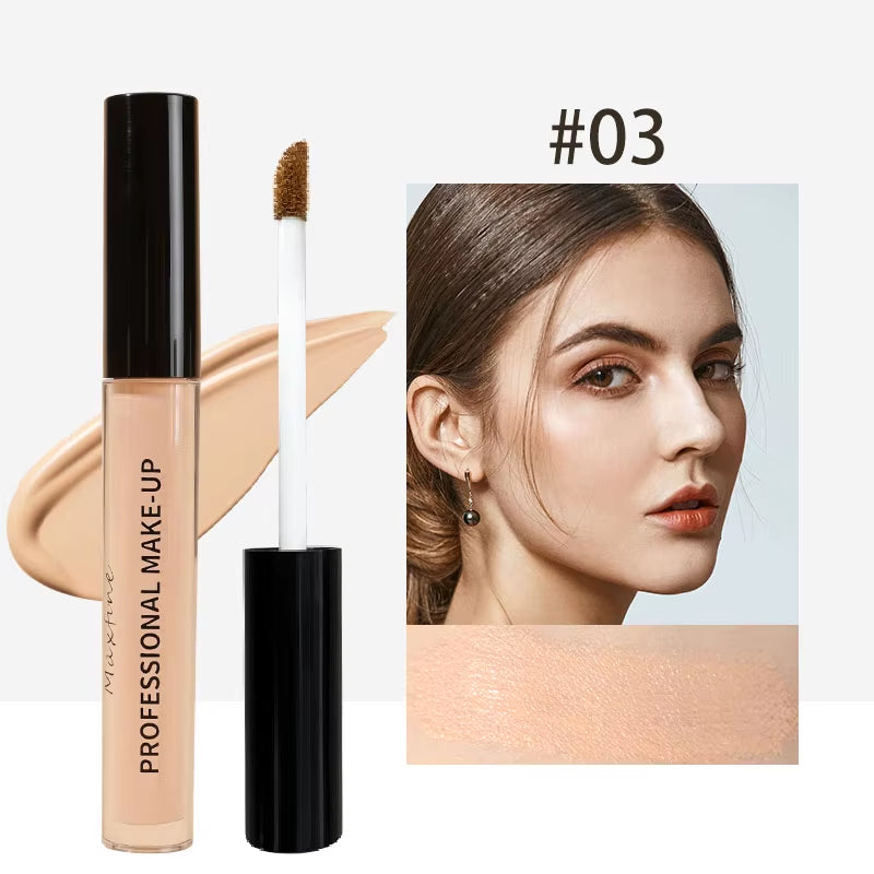 6-Color Flawless Concealer, Improving Uneven Skin Tone, Light, Medium Coverage, Semi-Matte, and Pure.