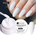 15Ml Extension Nail Gel Polish Nails Finger Form Clear Nude Pink Nail Art Camouflage Hard Gel Acrylic Nail Manicur