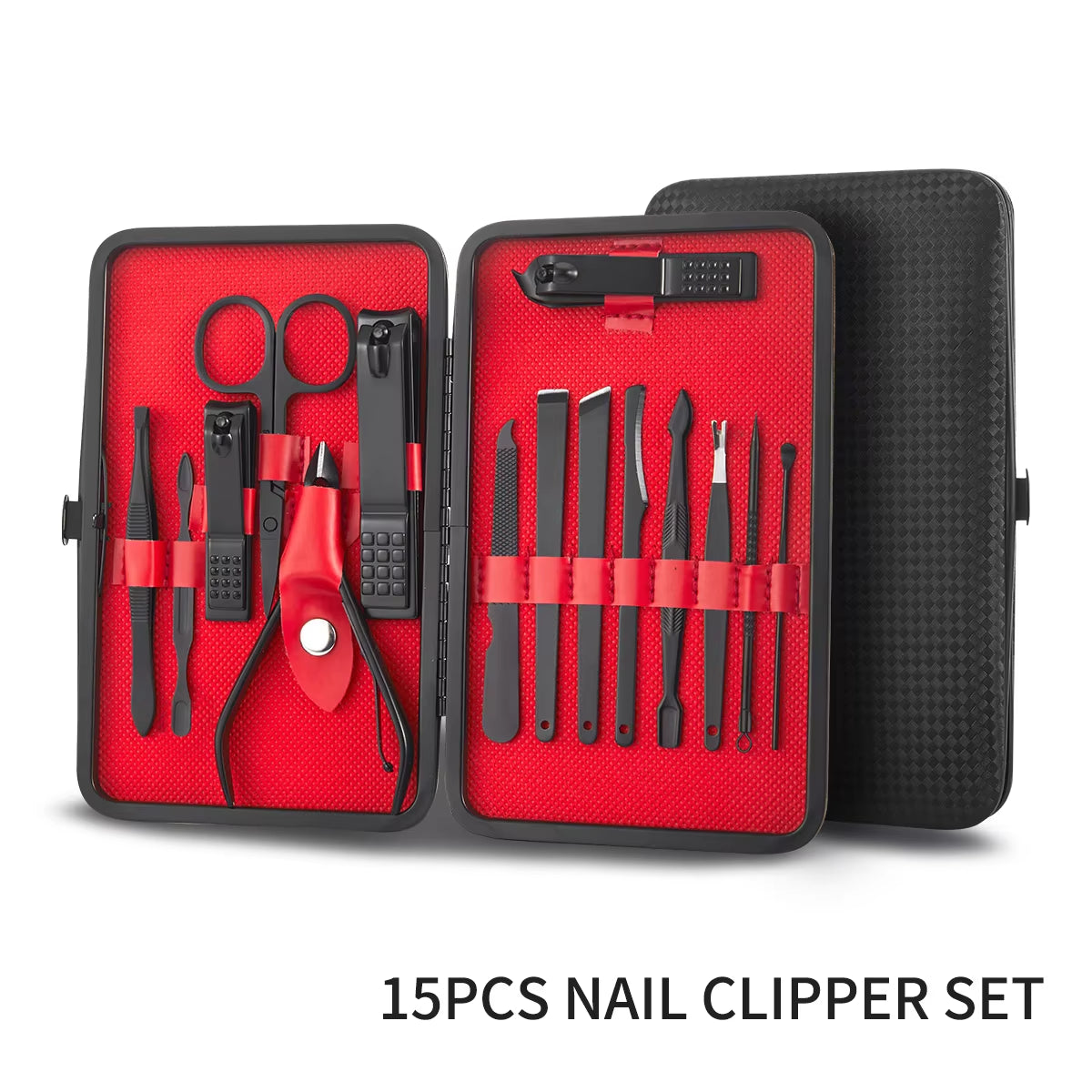 7-20 Pcs Manicure Set Stainless Steel Nail Clippers Beauty Tool Portable Set Professional Grooming Kits, Travel Nail Kit