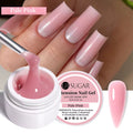 15Ml Extension Nail Gel Polish Nails Finger Form Clear Nude Pink Nail Art Camouflage Hard Gel Acrylic Nail Manicur